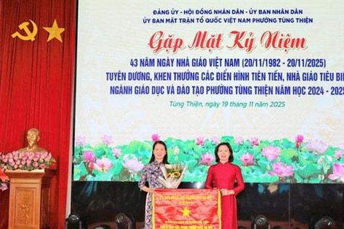 Tùng Thiện tuyên dương các nhà trường, nhà giáo tiêu biểu