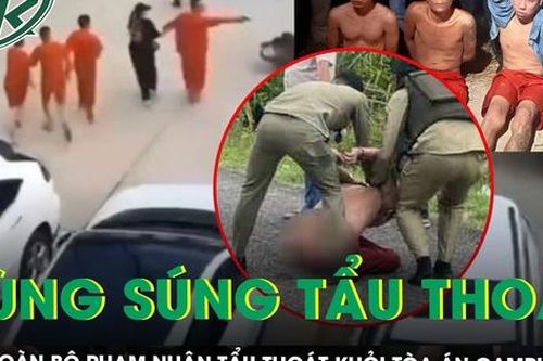 Vụ dùng súng tẩu thoát táo tợn giữa sân tòa án ở Campuchia: Đã bắt được 5 phạm nhân và nữ đồng phạm