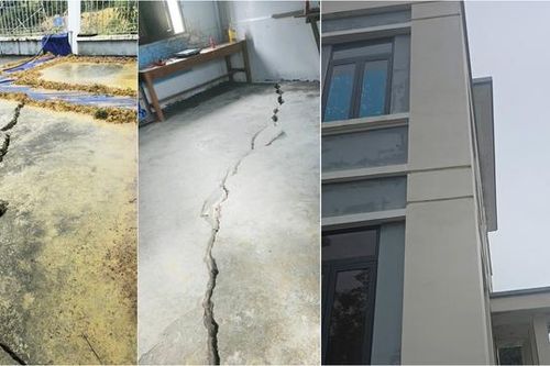 Đà Nẵng: Trụ sở Công an xã xuất hiện vết nứt, sụt lún nghiêm trọng