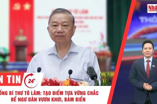 Thời sự 24h ngày 20/11/2025: Tổng Bí thư Tô Lâm: Tạo điểm tựa vững chắc để ngư dân vươn khơi, bám biển
