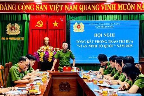 Cụm thi đua số 3 Công an TP Đà Nẵng tổng kết phong trào thi đua năm 2025