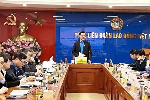 Dự kiến tổ chức Đại hội XIV Công đoàn Việt Nam vào tháng 6-2026