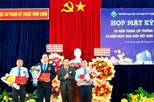 Trường ĐH Sư phạm Kỹ thuật Vĩnh Long có thêm 3 Phó Giáo sư