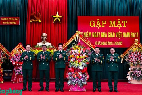 Tôn vinh những đóng góp của đội ngũ nhà giáo Trường Trung cấp 24 Biên phòng