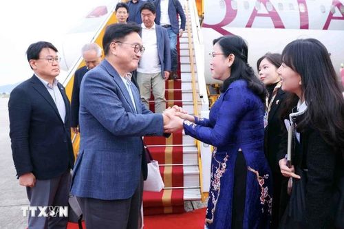 Chủ tịch Quốc hội Hàn Quốc và Phu nhân thăm chính thức Việt Nam