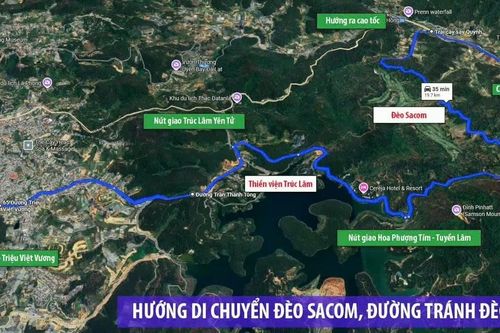 Công bố tình huống khẩn cấp đèo Mimosa, chỉ dẫn hai tuyến đường đèo lên Đà Lạt