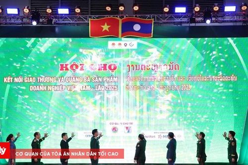 Khai mạc Hội chợ kết nối giao thương Việt Nam – Lào năm 2025