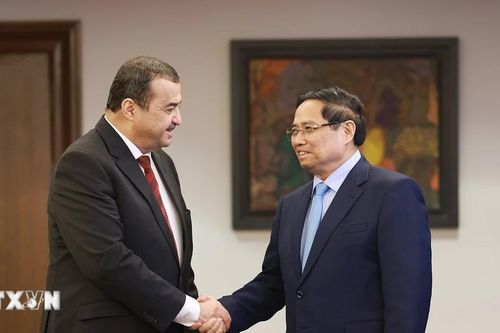 Thủ tướng Phạm Minh Chính tiếp một số Bộ trưởng và lãnh đạo Đảng của Algeria