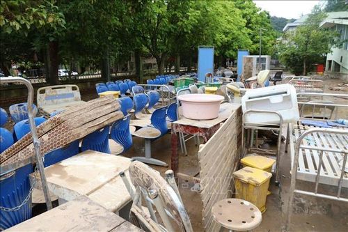 Khôi phục cơ sở vật chất trạm y tế bị ảnh hưởng do thiên tai