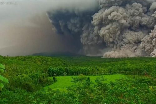 Video núi lửa Semeru tại Indonesia phun trào dữ dội