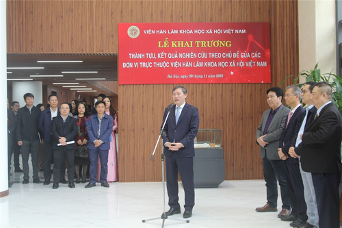 Khai trương hoạt động trưng bày thành tựu, kết quả nghiên cứu theo chuyên đề về khoa học xã hội