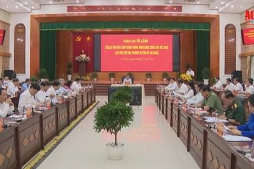 Tổng Bí thư Tô Lâm làm việc với Ban Thường vụ Tỉnh ủy An Giang