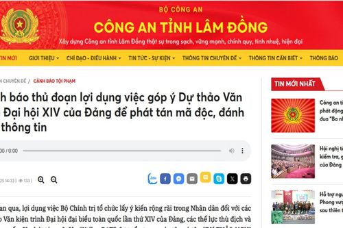 Cảnh báo lợi dụng góp ý văn kiện đại hội Đảng để tấn công mạng