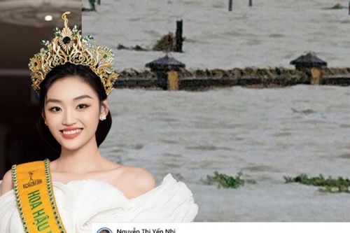 Bố Hoa hậu Yến Nhi đã an toàn sau khi bị lật thuyền cứu lũ