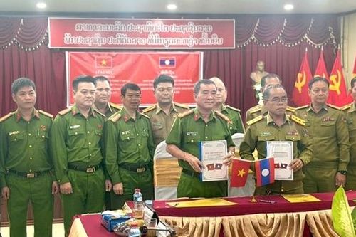 Ký kết quy chế triển khai Tổ phòng, chống ma túy tại khu vực biên giới