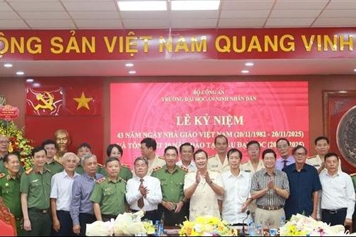 Các trường CAND phía Nam kỷ niệm 43 năm Ngày Nhà giáo Việt Nam