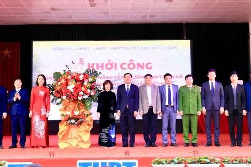 Khởi công cải tạo, nâng cấp trường THPT Liên Hà