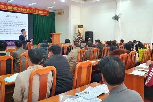 70 học viên tham gia tập huấn nâng cao năng lực xây dựng nông thôn mới