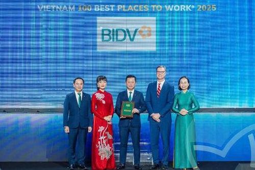 BIDV được vinh danh 'Nơi làm việc tốt nhất Việt Nam' năm thứ ba liên tiếp