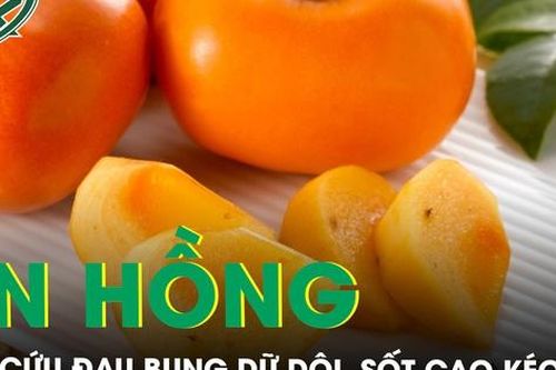 Cụ bà cấp cứu đau bụng dữ dội sau khi ăn hồng