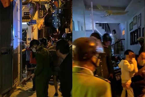 Cháy nhà ở Vĩnh Hưng, cảnh sát dùng búa phá cửa cứu 7 người thoát nạn