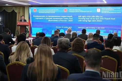 Tỉnh Thanh Hóa thúc đẩy hợp tác đầu tư, thương mại và du lịch với các địa phương của Nga