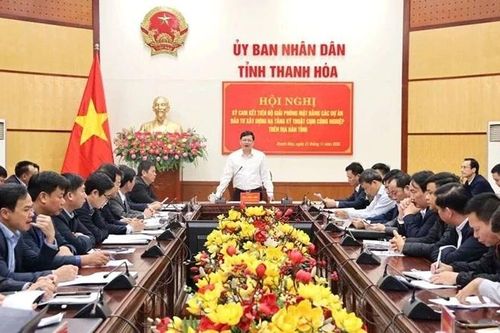 Thanh Hóa cam kết giải phóng mặt bằng, đầu tư xây dựng hạ tầng các cụm công nghiệp