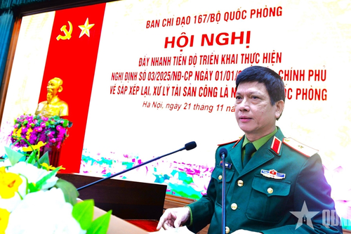 Nỗ lực tháo gỡ khó khăn, đẩy nhanh tiến độ sắp xếp lại, xử lý nhà, đất quốc phòng