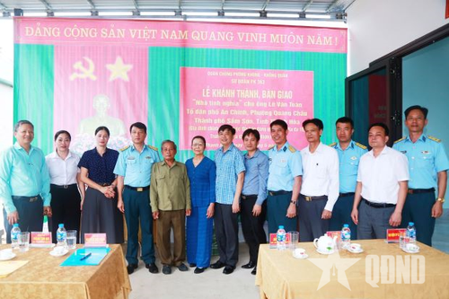 Những ngôi nhà ấm tình nghĩa bộ đội Sư đoàn 363
