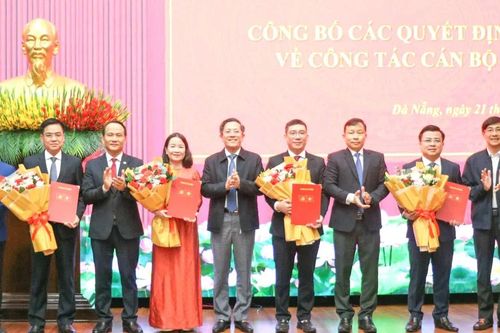 Đà Nẵng điều động, bổ nhiệm nhiều nhân sự thuộc Thành ủy và UBND thành phố