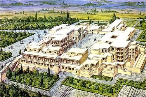 Tàn tích kỳ quan kiến trúc có 1-0-2 của nền văn minh Minoan