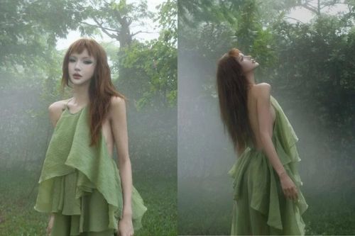 Lâm Minh trút bỏ hình tượng gai góc, hóa 'nàng tiên rừng' mong manh