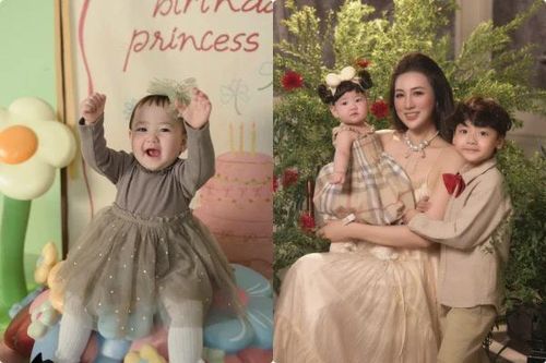 Con gái Á hậu Dương Tú Anh tròn 1 tuổi gây sốt vì quá đáng yêu