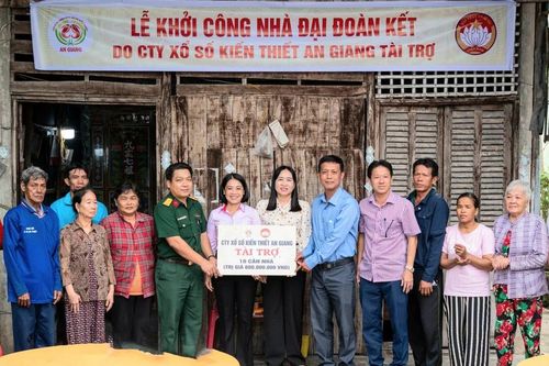 An Giang hỗ trợ 50 căn Nhà Đại đoàn kết cho người dân các xã biên giới