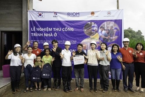 Hàn Quốc hỗ trợ 1 triệu USD khắc phục hậu quả bão, bảo đảm an toàn cho người dân thông qua IOM tại Việt Nam
