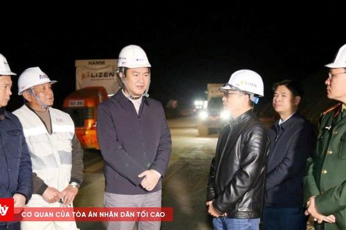 Lãnh đạo tỉnh Lạng Sơn thăm, động viên các đơn vị thi công những dự án trọng điểm
