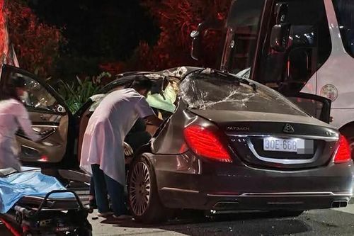 Vụ Mercedes Maybach tông xe khách: Danh tính người đàn ông tử vong ở ghế sau xe sang