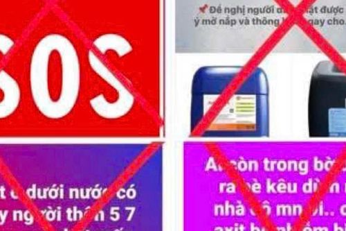 Công an bác tin nhiều người chết vì dính axit bị cuốn trôi trong lũ
