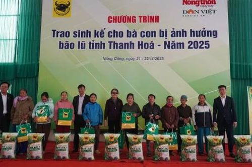 Hỗ trợ gói sinh kế 3 tỷ đồng giúp người dân Thanh Hóa tái thiết sản xuất sau mưa lũ