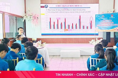 Gần 10.000 đoàn viên thanh niên được tập huấn phòng chống tác hại thuốc lá