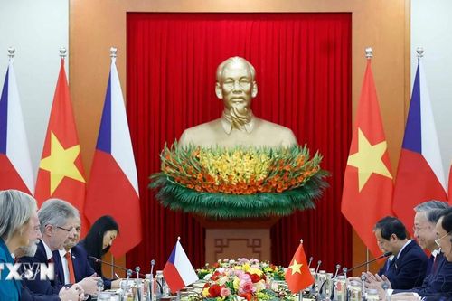 Tổng Bí thư tiếp Chủ tịch Thượng viện Quốc hội Cộng hòa Séc