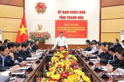 Ký cam kết tiến độ giải phóng mặt bằng các dự án hạ tầng kỹ thuật cụm công nghiệp
