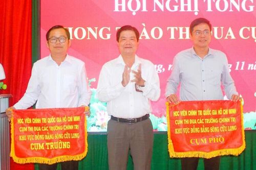 Hội nghị tổng kết Cụm Thi đua các trường chính trị khu vực đồng bằng sông Cửu Long năm 2025