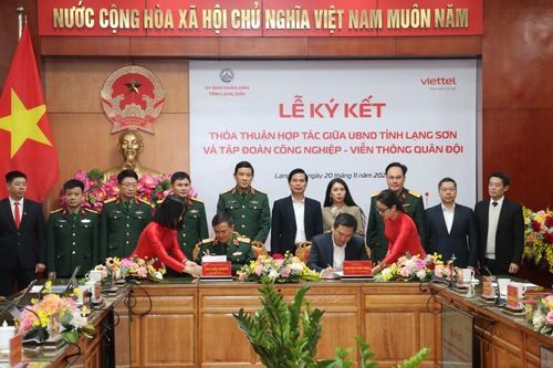 UBND tỉnh Lạng Sơn và Tập đoàn Công nghiệp - Viễn thông Quân đội ký kết thỏa thuận hợp tác về Chuyển đổi số giai đoạn 2026 - 2030