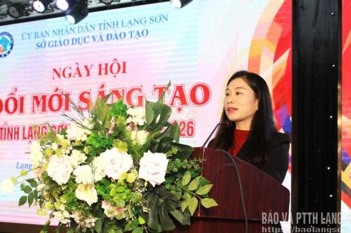 Khai mạc Ngày hội đổi mới sáng tạo tỉnh Lạng Sơn năm học 2025-2026