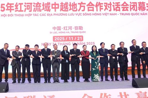 Hội nghị Đối thoại Hợp tác các địa phương Trung - Việt lưu vực sông Hồng năm 2025
