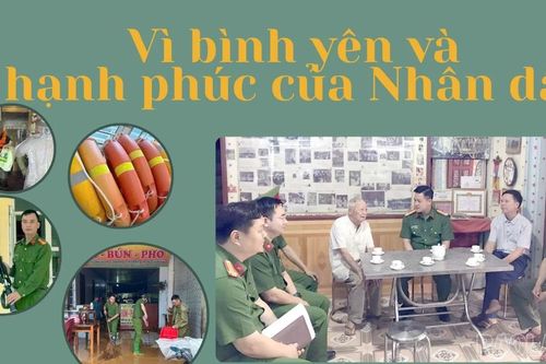 Vì bình yên và hạnh phúc của Nhân dân