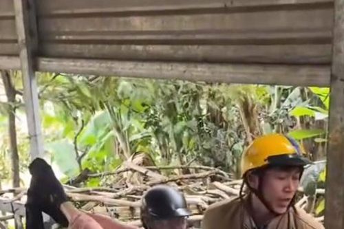 Kịp thời cứu người phụ nữ bị lũ cuốn tại Đức Trọng