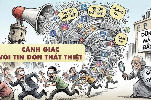 Cảnh giác với tin đồn thất thiệt