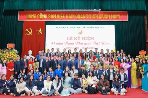 Học viện Y - Dược học cổ truyền Việt Nam: Tôn vinh thầy thuốc - thầy giáo
